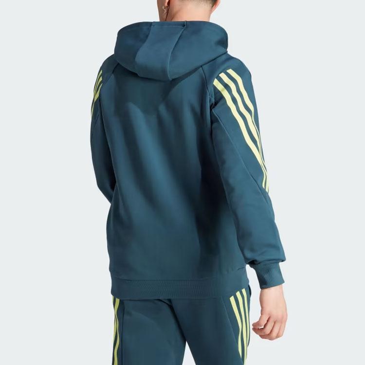 Adidas Future Icons 3-Stripes Full-Zip Hoodie Men Hoodies Navy-Blue IJ8878