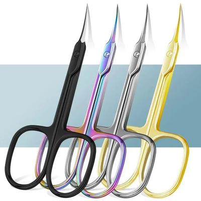1pc Cuticle Scissors Professional Manicure Nail Tools Scissors Dead Skin Remover for Nails Art Stainless Steel Cuticle Cutter