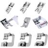 9Pcs Sewing Machine Presser Foot Multifunctional Sewing Foot Presser for Gathering Zipper Insertion Joining Embroidery