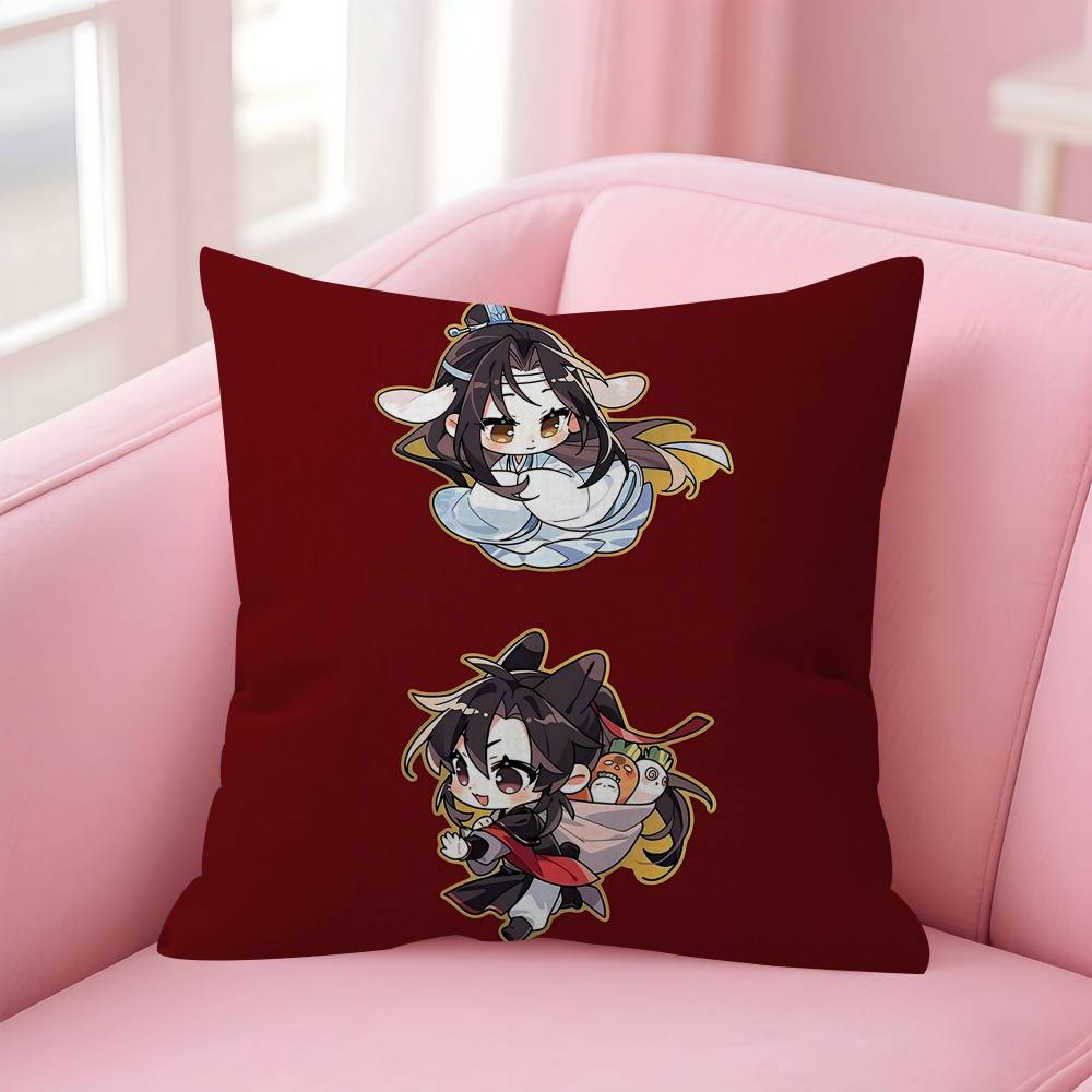 Anime Mo Dao Zu Shi Pillow Cover Sofa Cushion Cover Home Room Decoration Children Gift