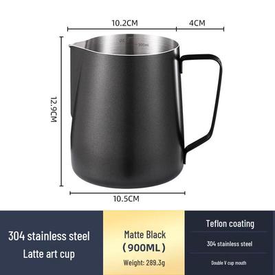 Latte-Art-Krug aus Edelstahl