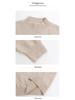 Winter-Strickpullover mit halbem Kragen für Mütter - Vielseitiges Herbst-/Winter-Pullover-Oberteil für Frauen mittleren Alters und ältere Frauen
