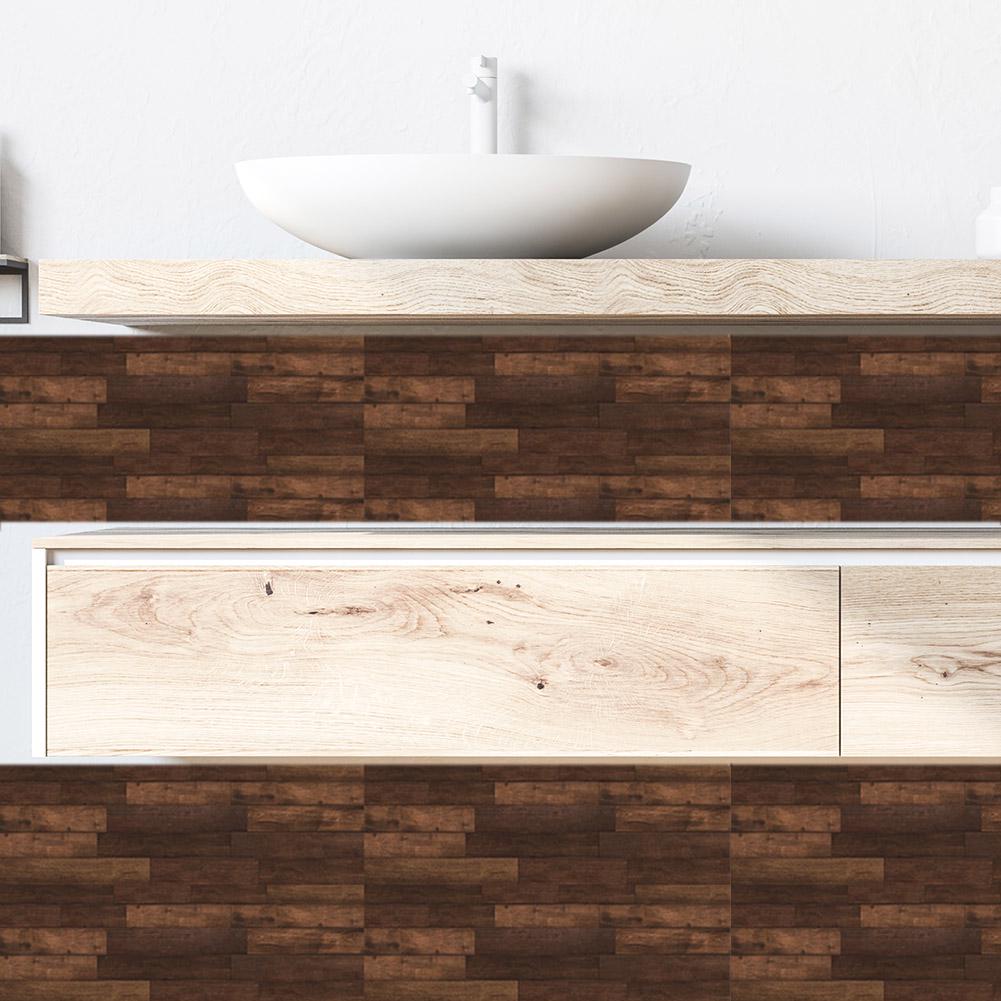 Buy PVC Waterproof Tile Sticker Kitchen Bathroom 3D Self-adhesive Wall ...