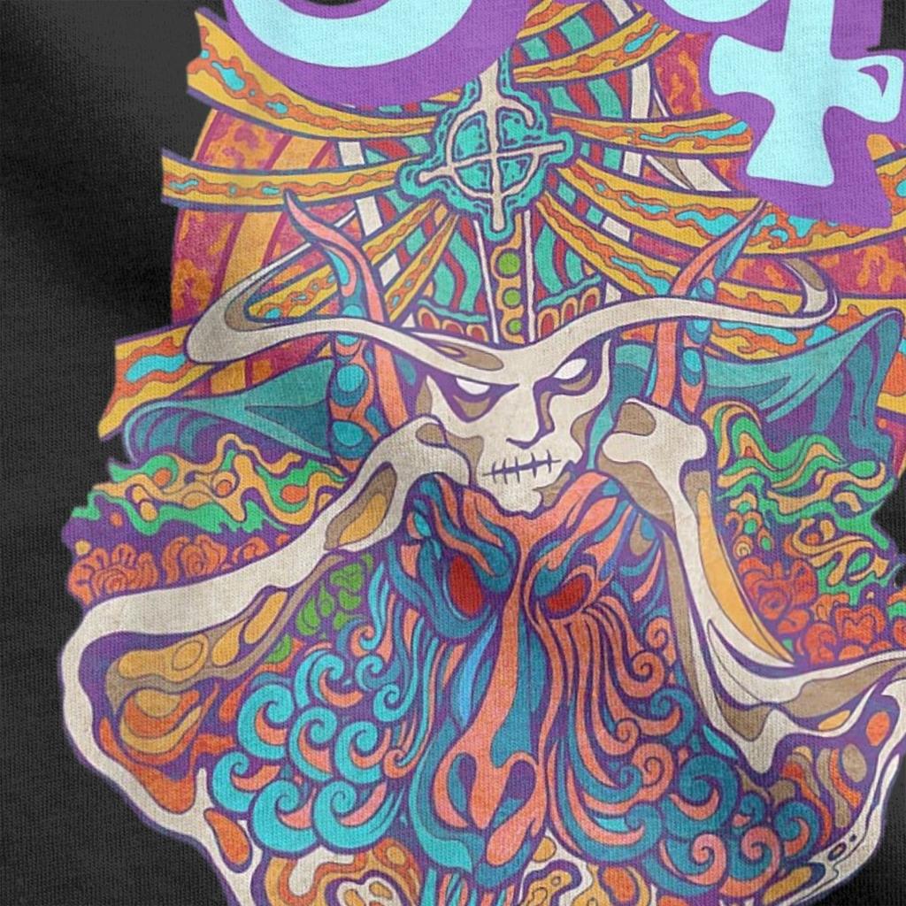 Ghosts Band Seven Inches Of Satanic Panic T Shirt for Men Cotton T-Shirts Crew Neck Heavy Rock Hip Hop Tees Short Sleeve New