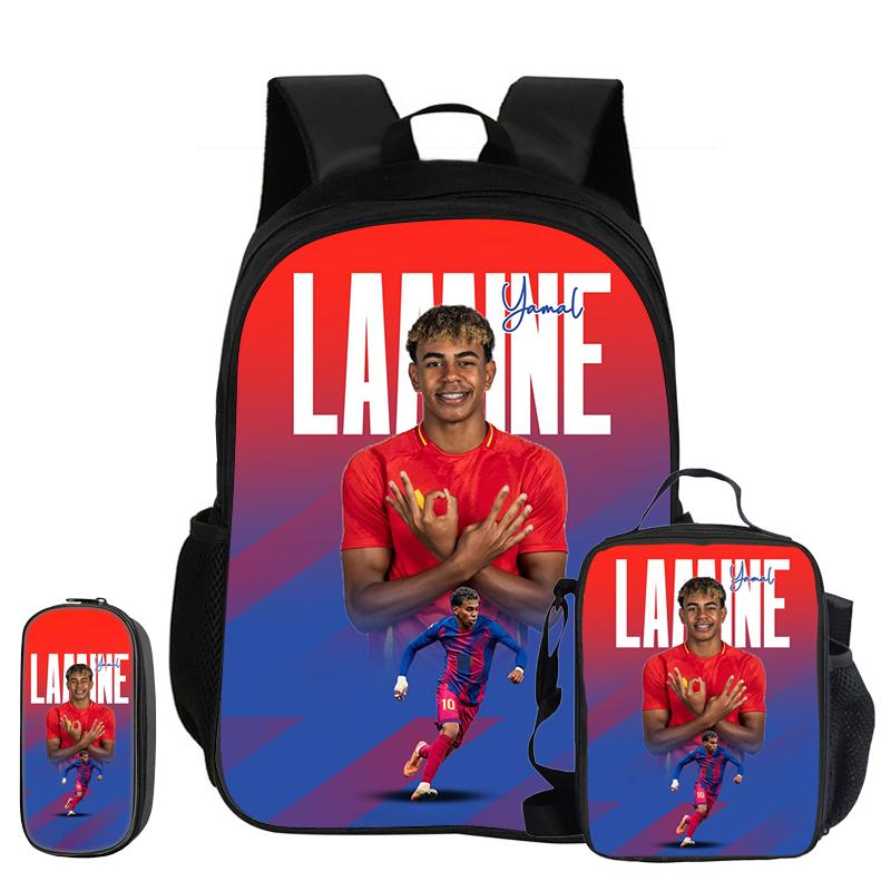 Trousse à crayons motif Apprenant Sports Fournitures scolaires Fermeture Trousse à crayons Étoile du football M-Messi Trousse à crayons grande capacité trousse de maquillage