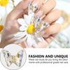 1Bag Butterfly Nail Rhinestones 3D Nail Charms Fashionable Nail Craft Accessories Embellishment for DIY Decoration