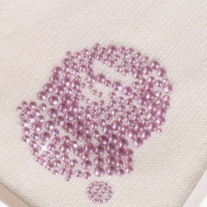 Crystal Ape Head Beanie (W) WHITE