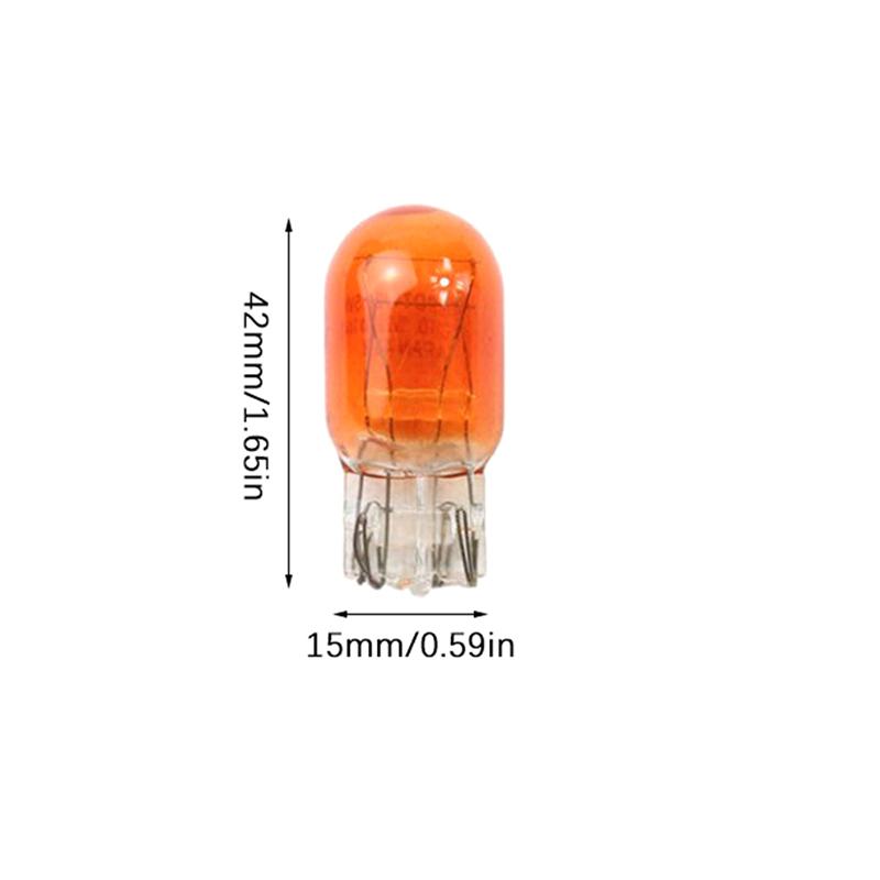 10 Stück T20 W21/5W Blinker Halogenlampe 7440 7443 Klar Orange Tagfahrlicht Blinker Bremslicht Rücklicht DRL Lampen