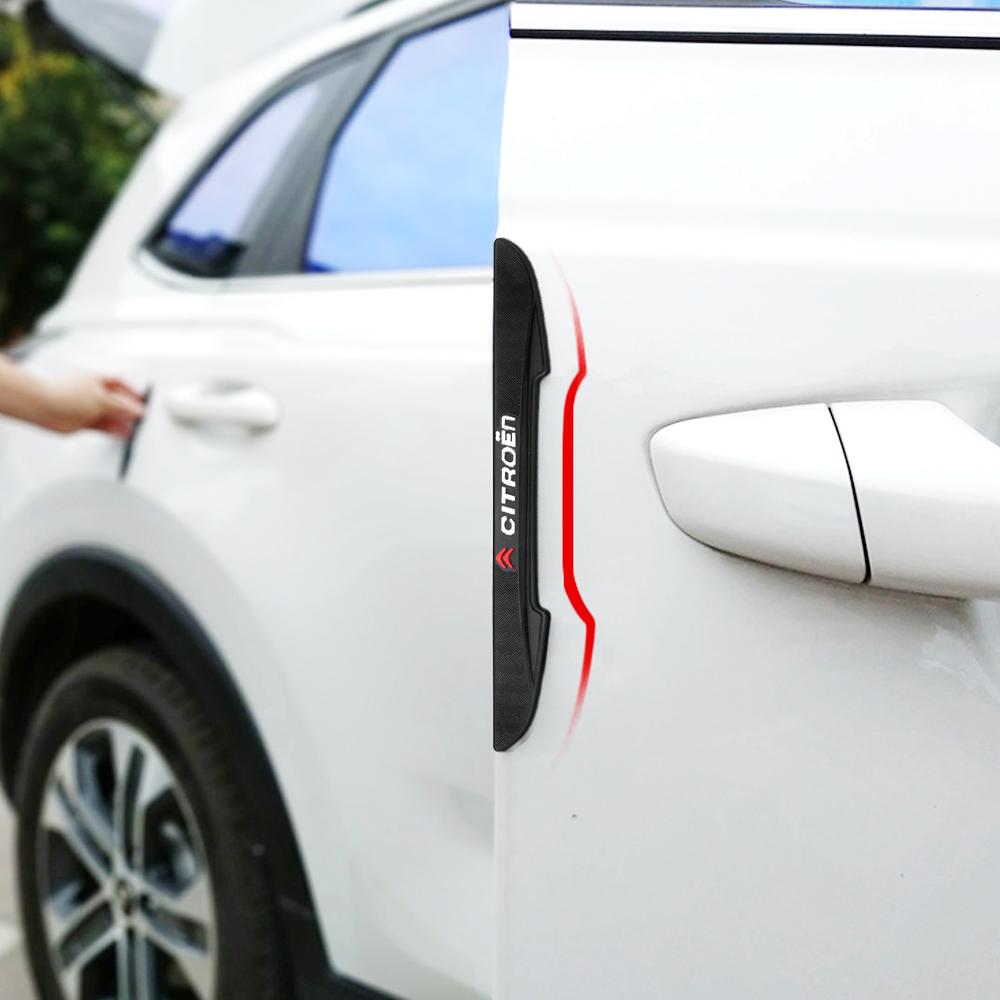 4 ks Prémiové gumové chrániče hran dveří auta Protikolizní lišty pro Citroen (Pasuje na C1, C2 C3 C4/C4L, C5-C8, DS3-DS6) DS5LS DS6