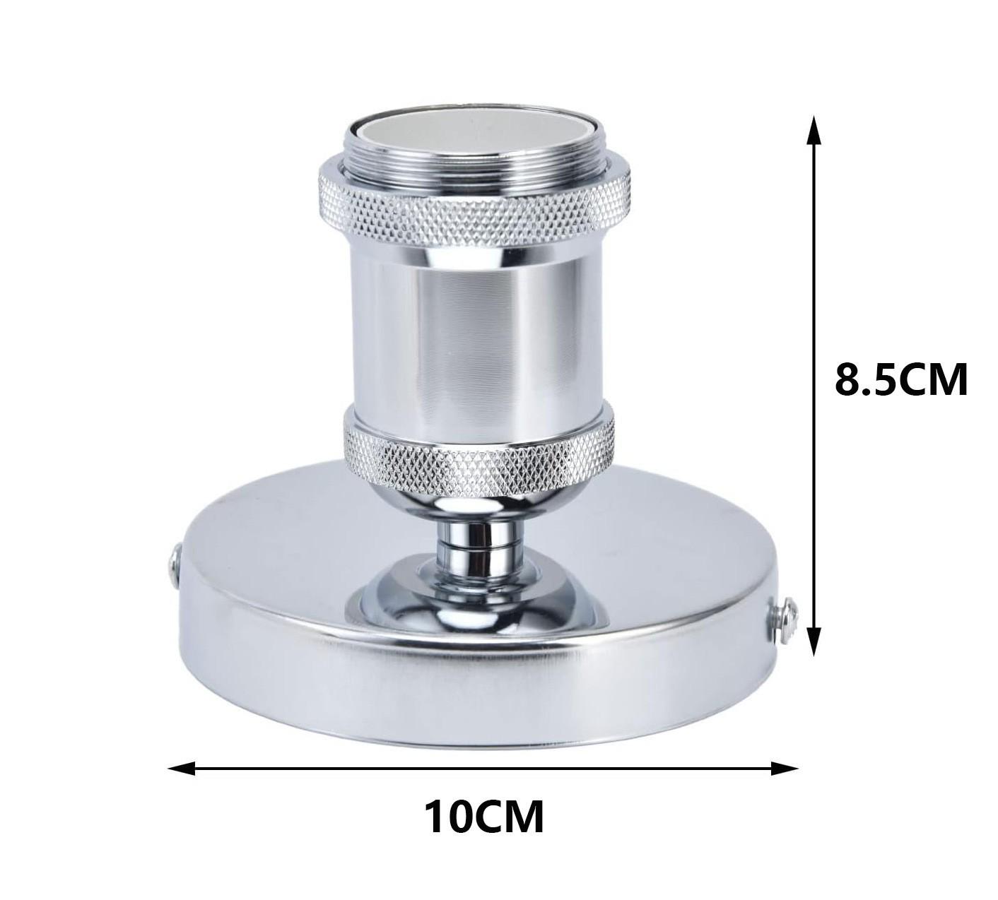 Винтажный промышленный потолочный патрон E27 - Керамический накладной цоколь для лампы.
