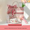 Kirschblütenrosa Kaffeetasse Geschenkset