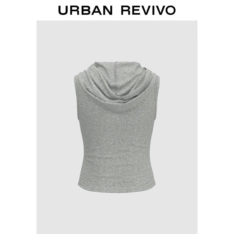 

Женский повседневный вышитый жилет с капюшоном S