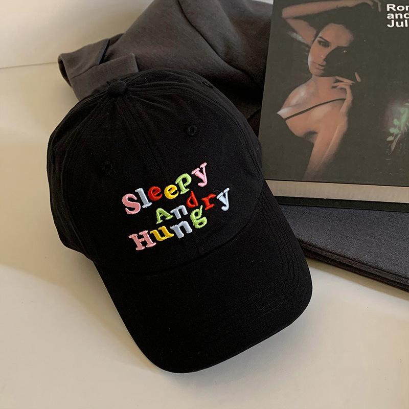 Korean Green Baseball Hat Women's Spring and Summer Soft Top Hat Versatile Face Showing Small Duckling Cap Wide Brim Trendy