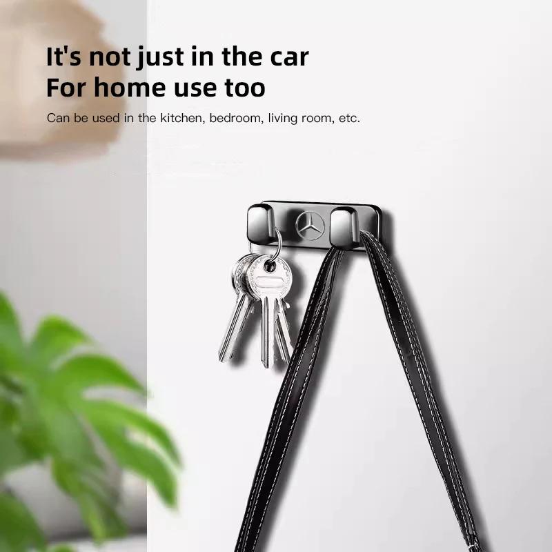 GLC GLB Zinc Alloy Storage Hooks Car Interior Organize Tools Accessories For Mercedes Benz AMG W204 W205 W203 W211 W212 W213 W2