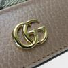 Used GUCCI Bifold Wallet 658610 GG Marmont GG Supreme Canvas/leather Dusting Pink beige By color