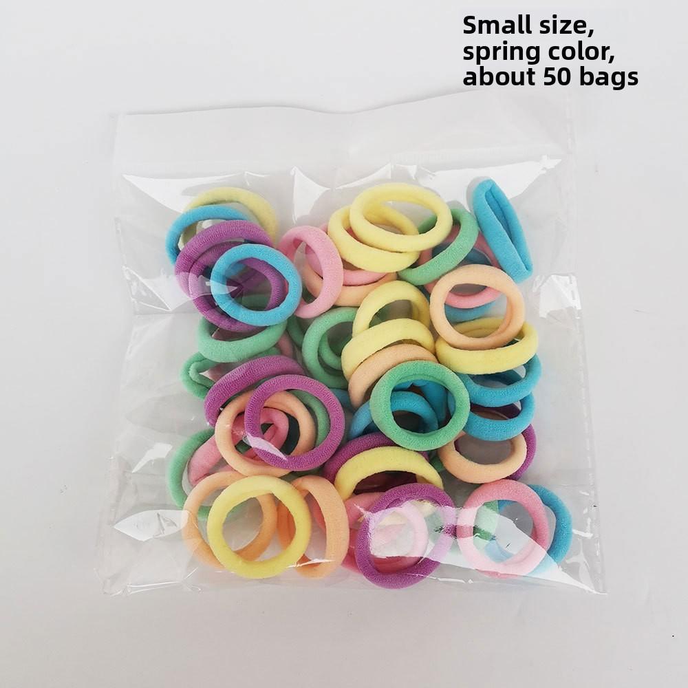 

2.5cm Soft Seamless Hair Ties for Kids, No Damage Toddler Hair Bands 50Pcs 1 pieces in a bag