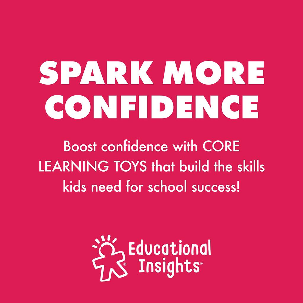 Learning Resources Clay Squeeze Play Foam Numbers and 8 Authentic Shapes, Colors, EI1918,