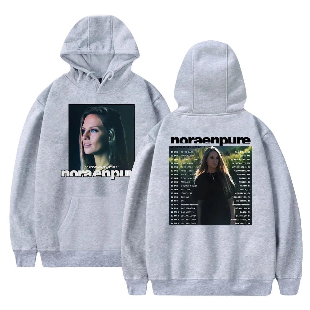 Nora En Pure Tour Hoodie Unisex Daily Commuter Fashion Printed Pullover