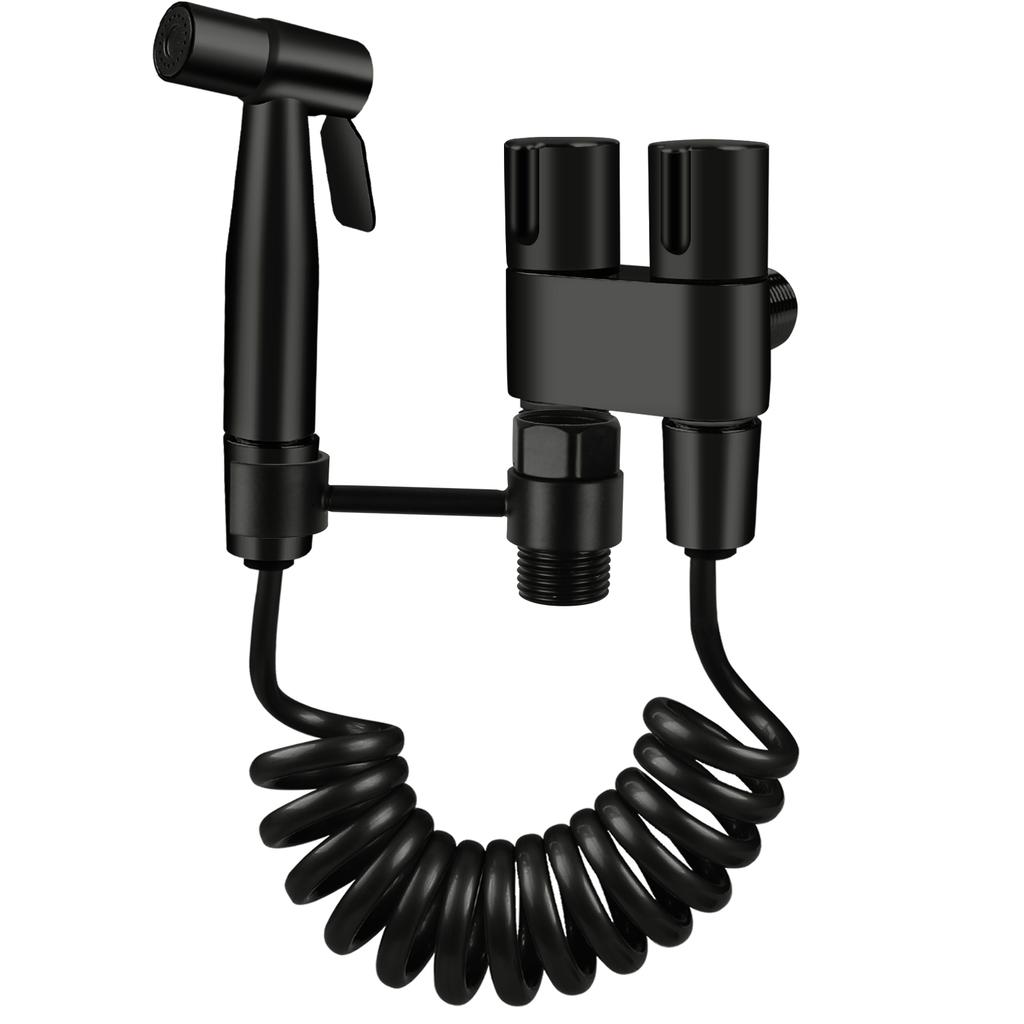 Toilet Handheld Bidet Sprayer Set Stainless Steel Spray Gun For Bathroom Shower Cleaning Personal Hygiene Accessories