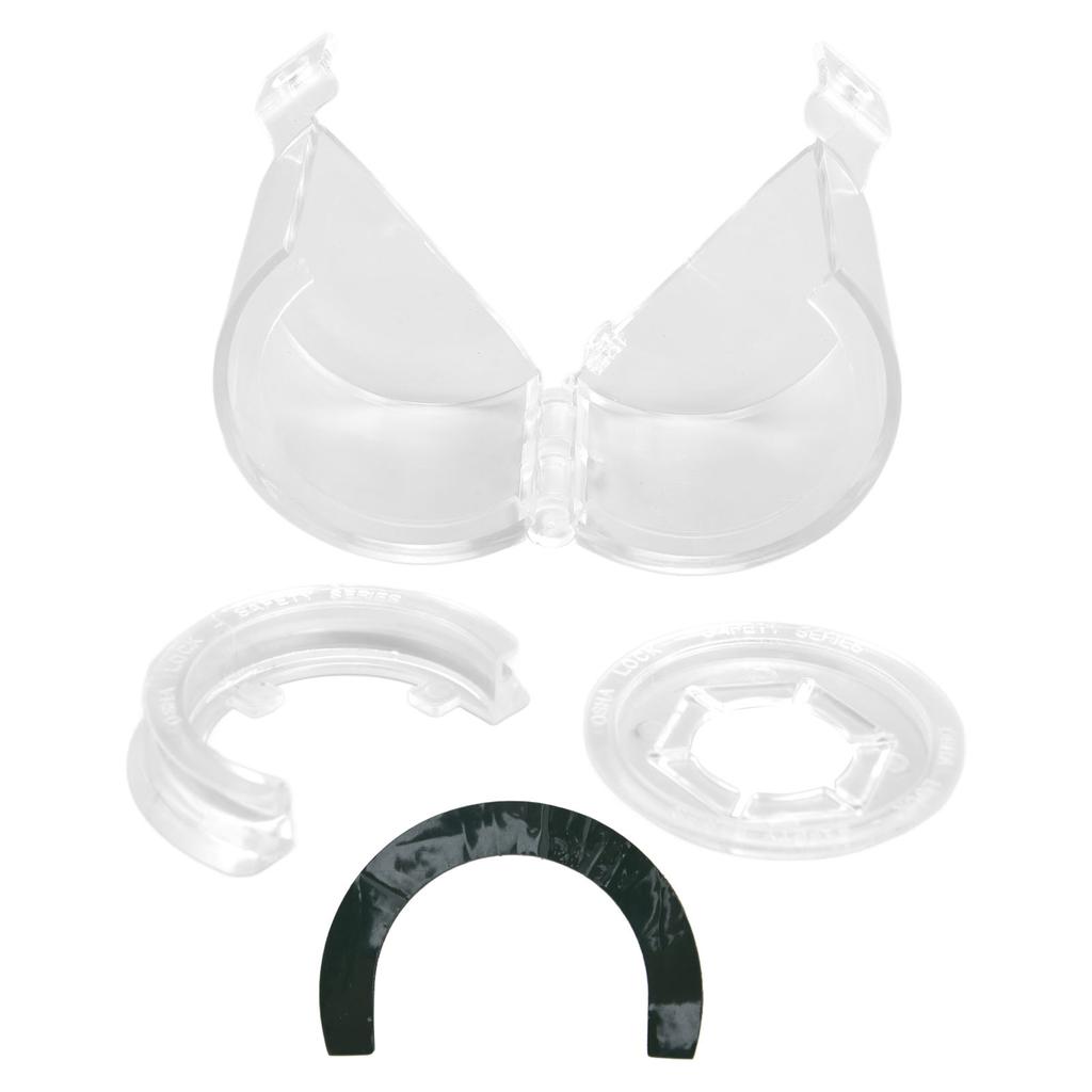 Push Button Switch Guard Case Transparent Emergency Stop Switch Protective Cover 22mm 0.87in for Industry