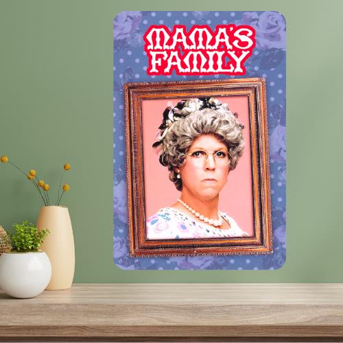 Mamaaposs Family Classic TV Show Metal Poster Sign 20x30cm(7.8x11.8inch)