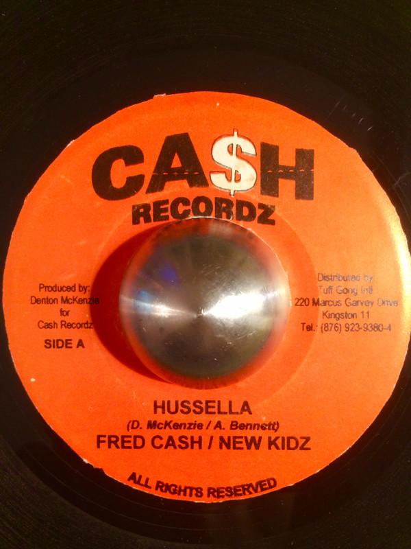 

7inch Record FRED CASH NEW KIDZ Hussella NONE Cah Recordz Jamaica Reggae Ska Dub Used
