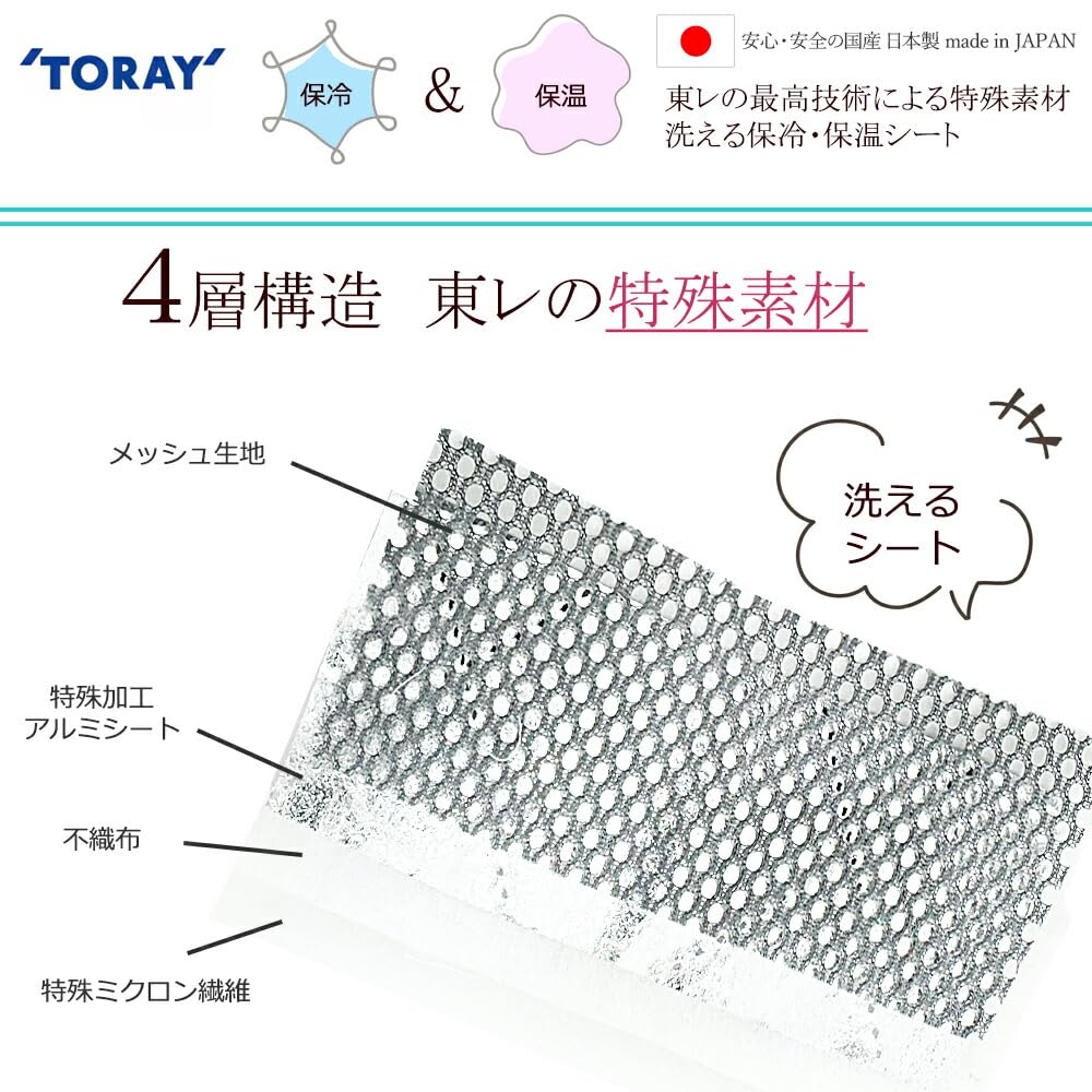 Jewelry Shop M Insulated and Drawstring Made with Toray Aluminum Bento Lunch Cooler Simple Soft Floral PK Suitable for Kids and Adults -