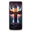 Phone Case for Samsung Galaxy A13 A15 A17 A07 A22 A23 A25 A31 A73 A32 A52 A41 5G Soft TPU Faith Christian Religious Jesus Clear
