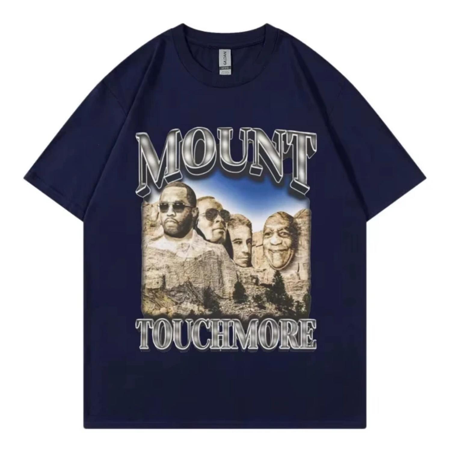 

Funny P Diddy Mount Touchmore T Shirt Hip Hop Vintage Clothing Short Sleeve T-shirt Men s Fashion Oversized Streetwear T-shirts XXXXXL чорний