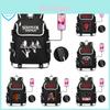 Mochila Impermeable Stranger Things 4 Perfecta Para Estudiantes Y Adultos Con Gran Capacidad Y Función Recargable USB