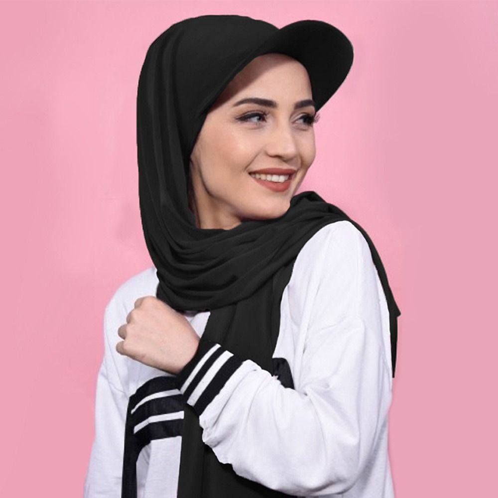 Turban Shawl Design Sun Hat Breathable Headscarf Cap Fashion Turban Hijab  Women