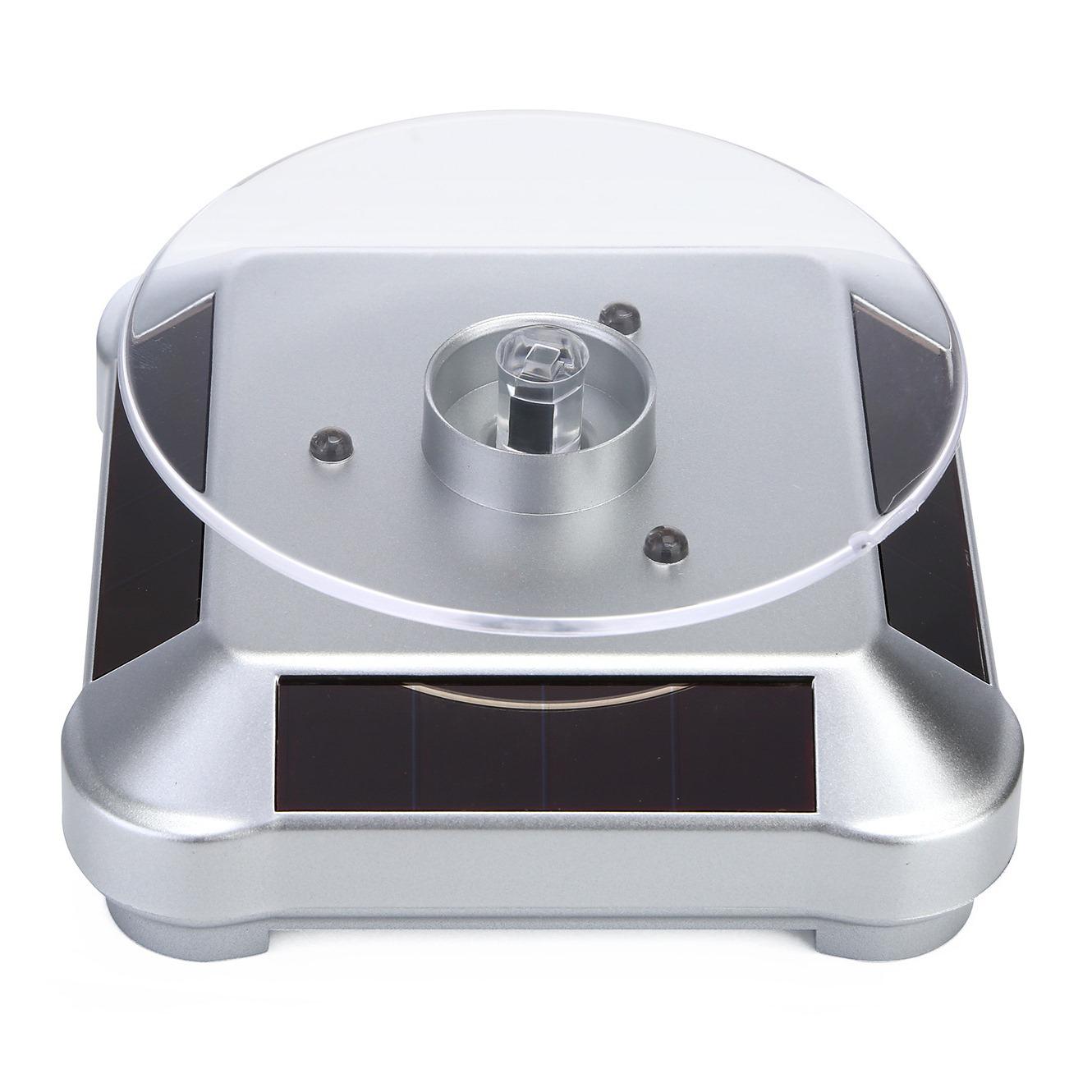 

Solar Rotating Display Stand with Colorful LED, Jewelry Turntable Display Rack