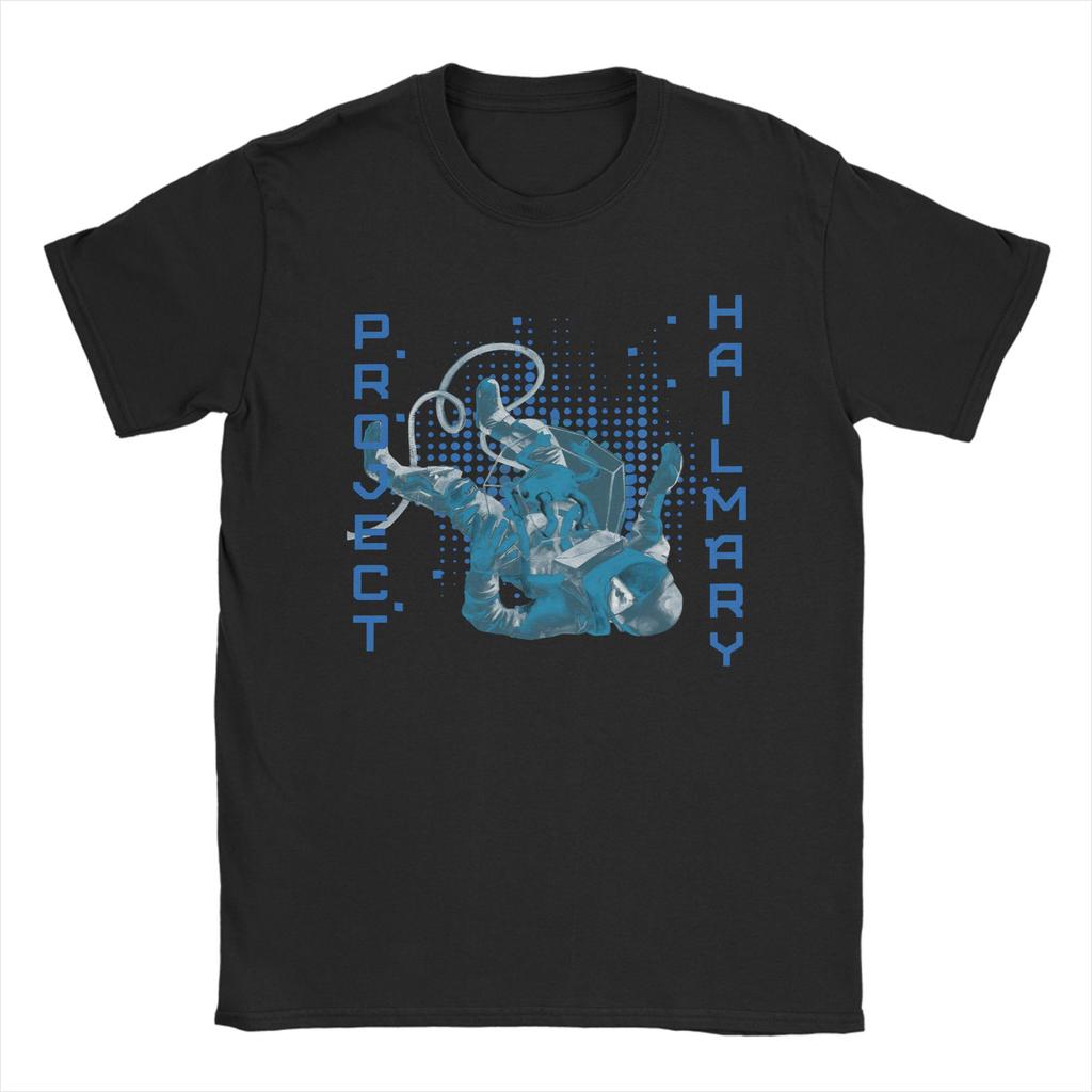 Unisex Unisexs Tshirts Project Hail Mary Space Vintage 100 Cotton Tee Shirt Short Sleeve T Shirts Round Neck Clothing Plus Size