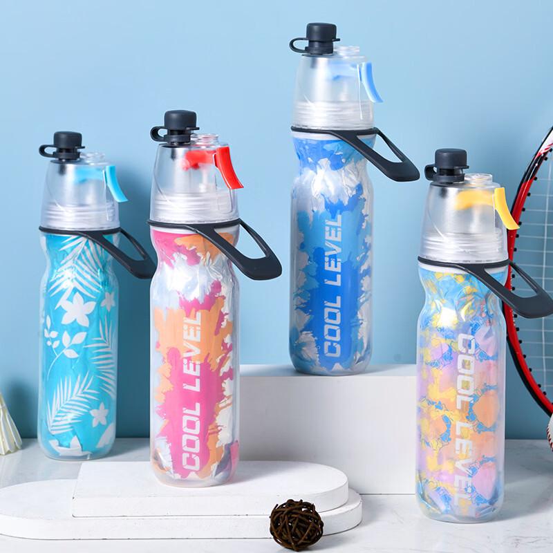 Portable Double-Layer Cooling Spray Bottle