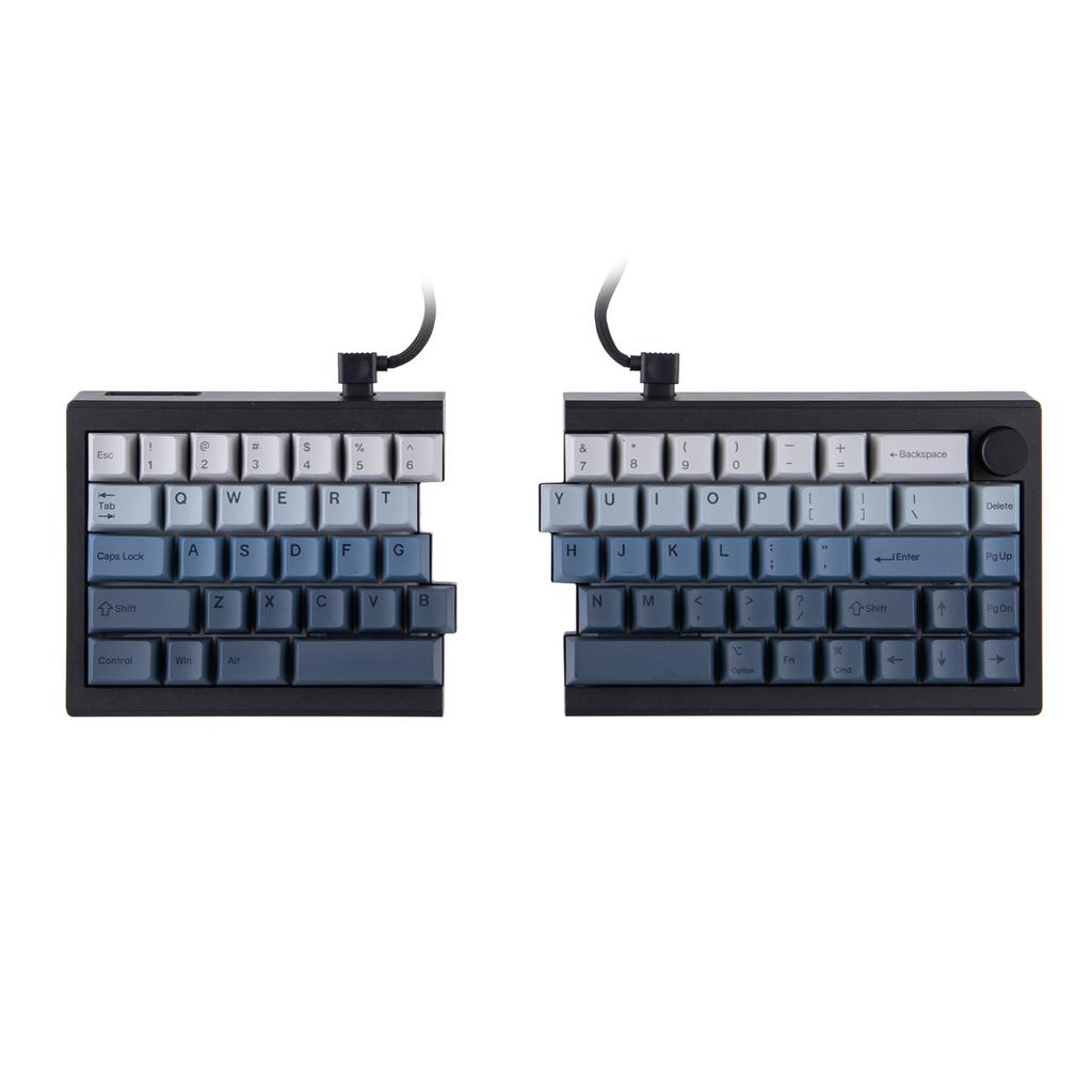 EPOMAKER Split65 Programmable Wireless Mechanical Keyboard with RGB Split Ergonomic Gaming Keyboard Linear QMK/VIA Keyboard, 2.4Ghz/Bluetooth/Type-C