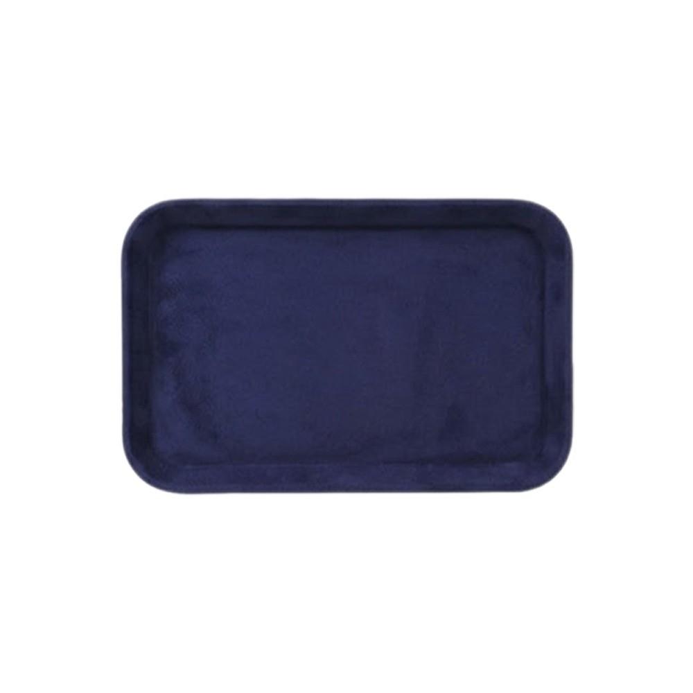 Velvet Jewelry Display Tray Exquisite Luxury Showcase Organizer Solid Color Blank Box Jewelry Storage Tray Accessories Display