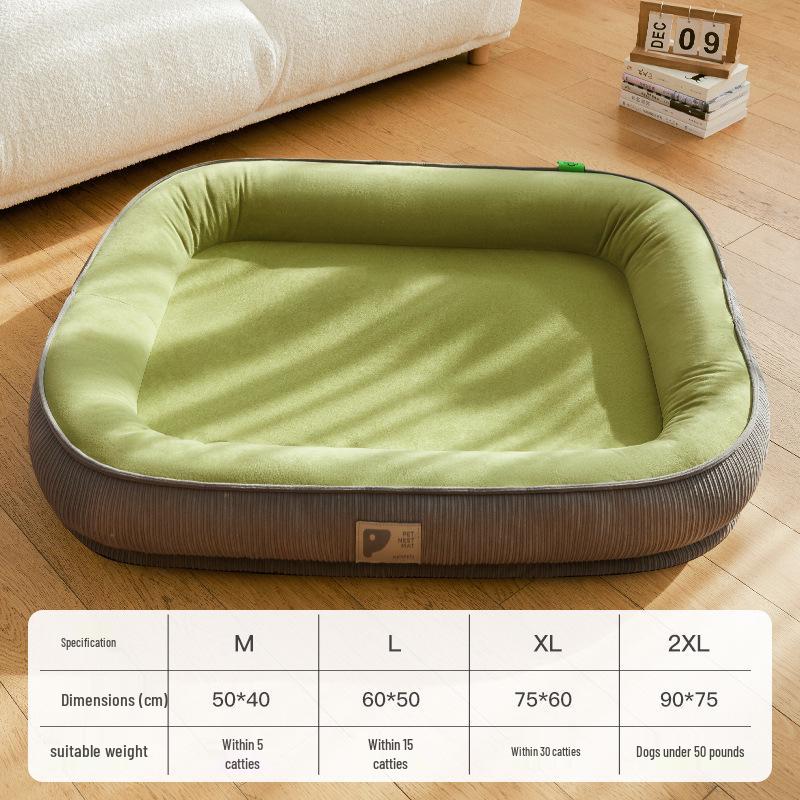

Cozy Washable Pet Bed - Winter Warmth for Cats & Dogs L 60x48 cm