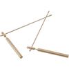2PCS Pure Copper Metal Detection Rod Copper Dowsing Rods Upgraded Flexible Rotation Divining Rods for Ghost Hunting Tools