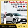 Car Dedicated For Toyota Corolla Cross 2020-2025 E210 Paint Repair Pen Touch Up Scratch Remover DIY Auto Accessories Black White