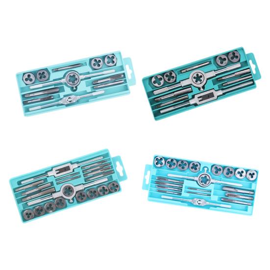 Metal Carbon Steel Tapping Tooth Set with Storage Box Durable Wear-Resistant High Precision Wide Size Range Tapping Tooth Kit