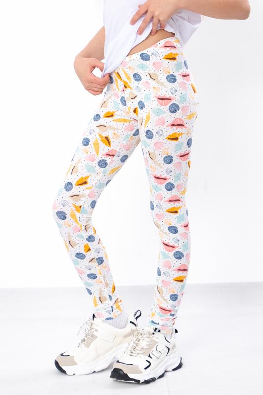 Girls’ Leggings – Soft Cotton Fit & Flexible Waistband ,Any Season, 6000-043 HC
