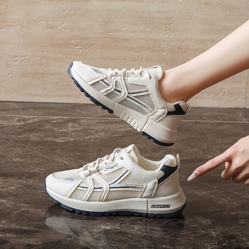 Fashion Women's Designer Shoes Summer Lace-up Breathable Soft Sneakers Woman Non Slip Platform Running Sport Shoe Tenis Basketball Shoes