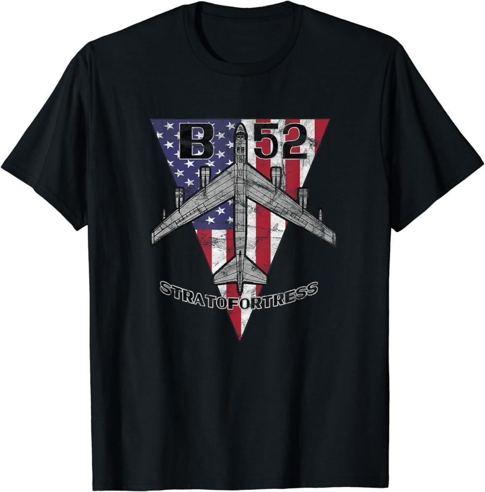 New Limited Vintage B-52 Stratofortress Airplane Patriotic Airplane T-Shirt Unisex T-Shirt L