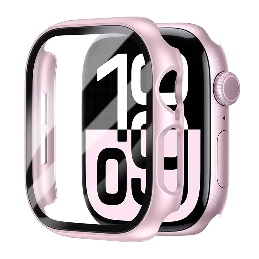 Case For Apple Watch Screen Protector 46mm 42mm 45mm 44mm 10 9 8 7 6 5 SE Tempered Glass PC Bumper Cover Protective 41 40 38 Mm