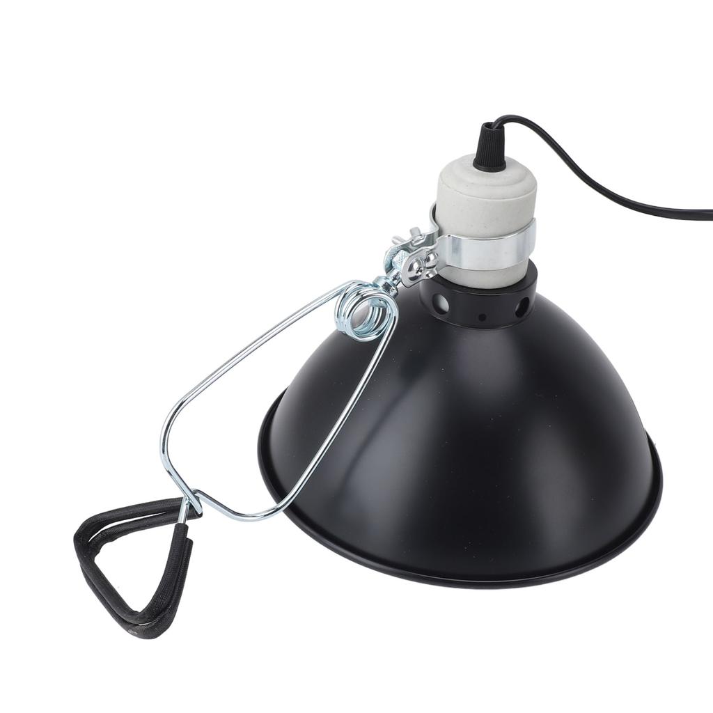 Reptile Heating Lamp Shade for UVA UVB Bulb 300W Dome Light Fixture Cover for Lizards Turtles