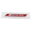Car Sticker 1pc 3D ABS Chrome Red Black Logo AMG Emblem Car Fender Side Badge Decal For Mercedes Benz GLE W167 W166 AMG Sticker