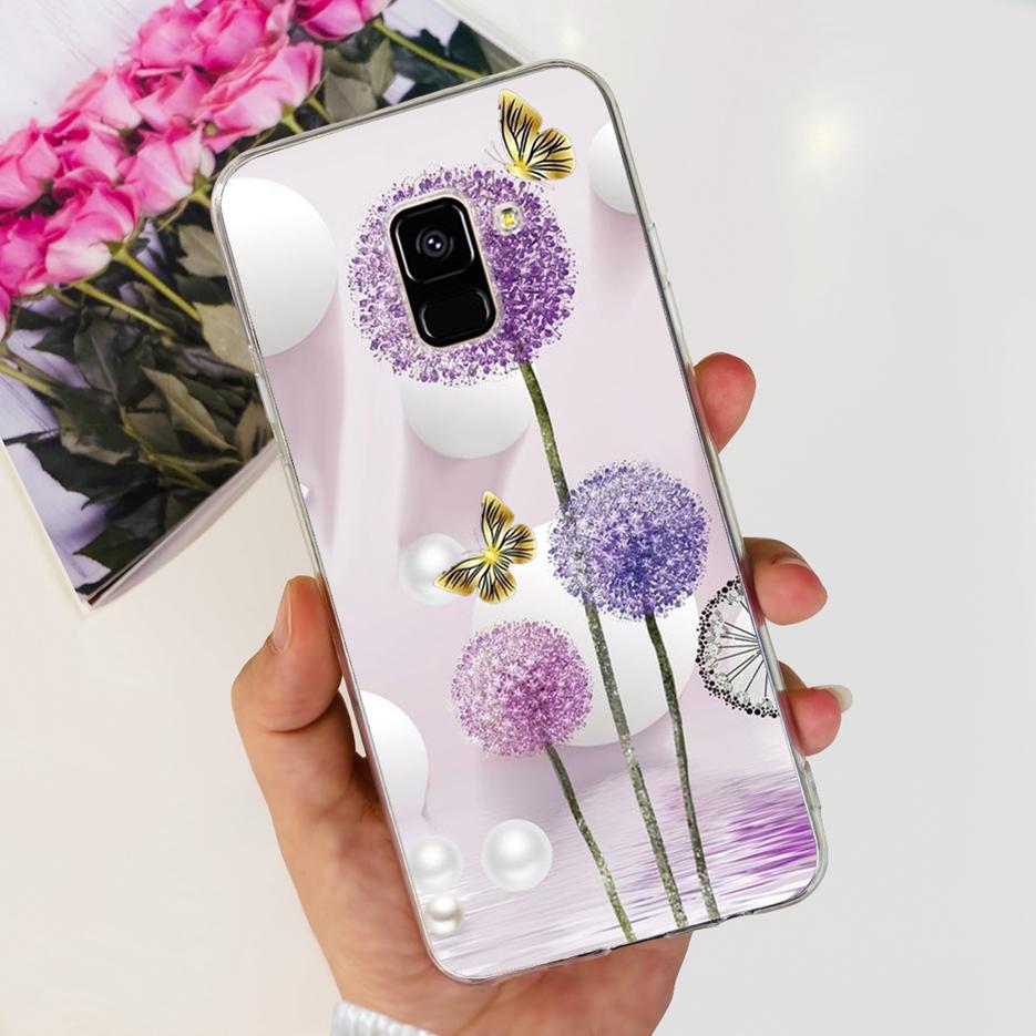 For Samsung Galaxy A8 Plus 2018 Case SM-A730F Luxury Painted Cover Soft Silicone Phone Case For Samsung A8 2018 A530F A8+ Fundas
