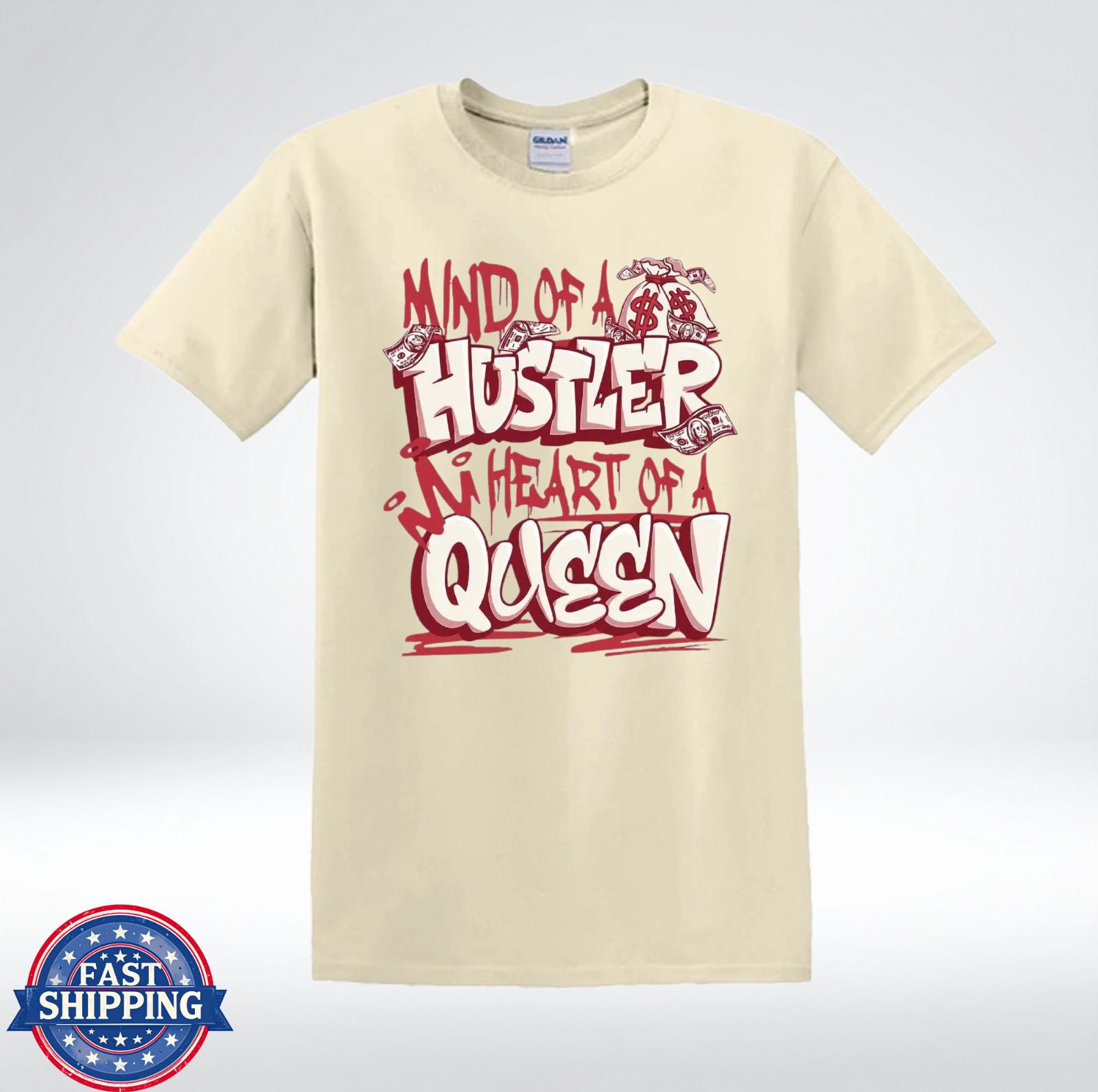 Hustler Queen Shirt Girl Boss Money Mindset Graphic T-Shirt XXL