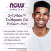 Now Foods Xyliwhite Platinum Mint with Baking Soda Toothpaste, 6.4 oz