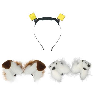 Teens Mädchen Bewegliches Ohr Welpenohr Form Stirnband Cosplay Stirnband Wiederaufladbar